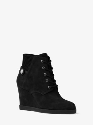 michael kors wedge boots