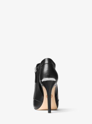 Clara Peep-Toe Leather Pump image number 3