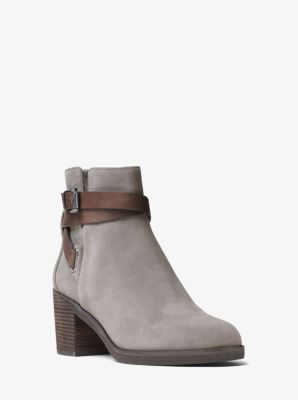 michael kors suede bootie