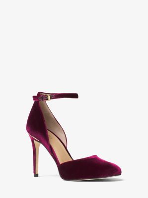 Georgia Velvet Ankle-Strap Pump | Michael Kors