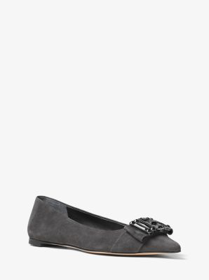 Michael kors suede clearance flats