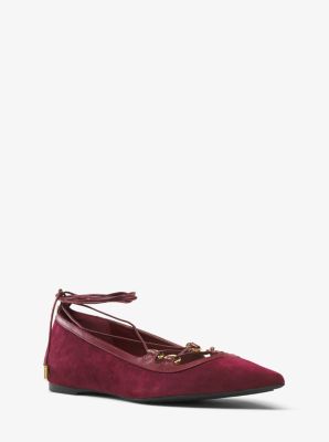 michael kors lace up flats