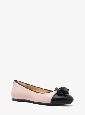 Michael kors alice leather ballet online flat