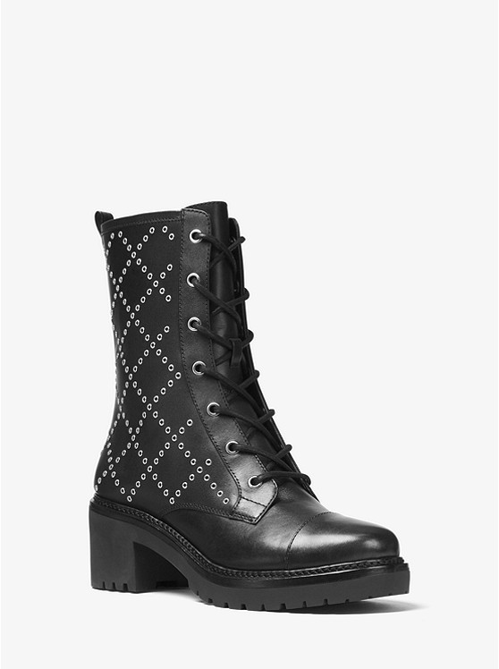 Cody Grommeted Leather Boot