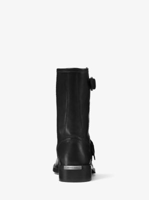 Jonas Leather Moto Boot | Michael Kors