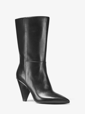 Lizzy Leather Mid-Calf Boot