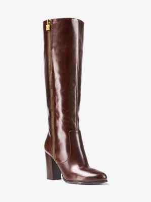 michael kors margaret leather boot