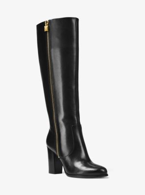 Margaret Wide Calf Leather Boot | Michael Kors