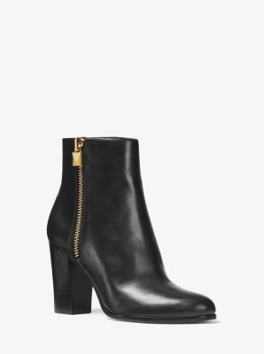 mk margaret leather ankle boot