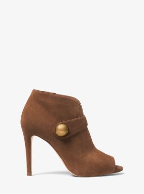 michael kors suede booties