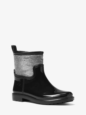 plastic chelsea boots