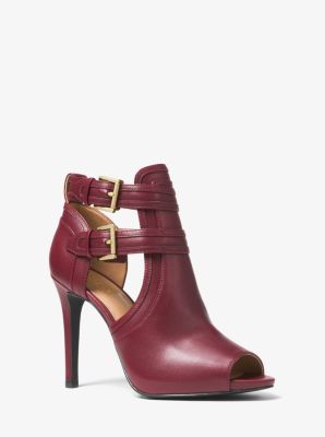 Michael kors blaze open toe sales bootie