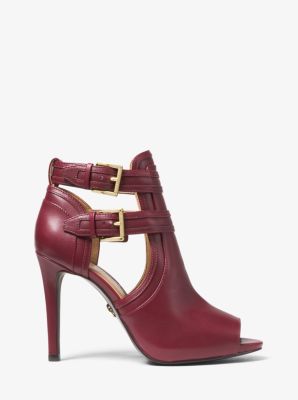 Michael kors blaze peep toe clearance booties