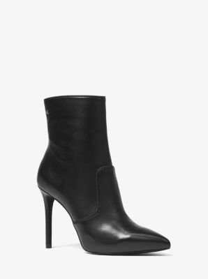michael kors short black boots