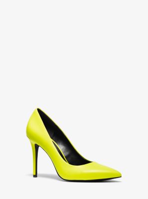 michael kors high heels yellow
