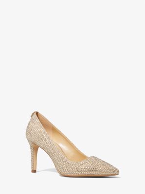 Zapato de salón Dorothy de malla de cadena con adornos