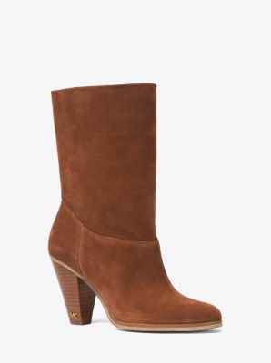michael kors divia suede ankle boot