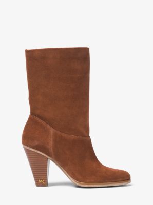 michael kors divia suede ankle boot