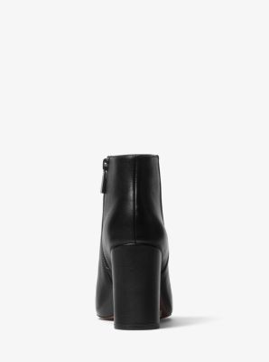 elaine leather bootie