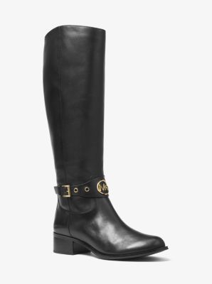 michael kors heather leather boots