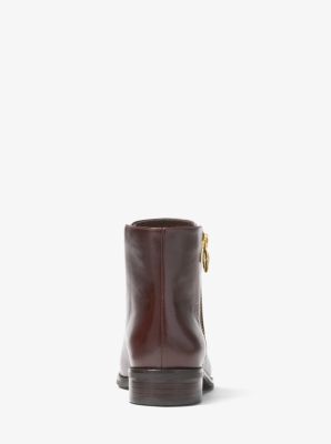 Jaycie Leather Ankle Boot Michael Kors