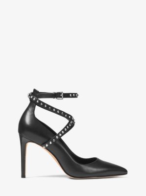 Jeannie Studded Leather Pump | Michael Kors