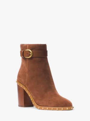 michael kors livvy suede ankle boot