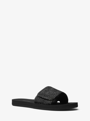 michael kors embellished slides
