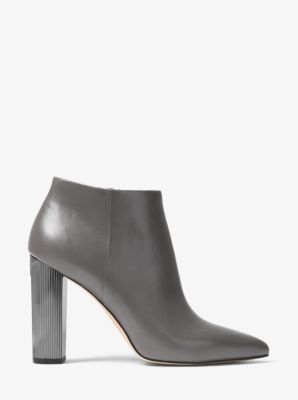 michael kors paloma leather bootie