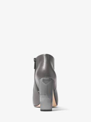 michael michael kors paloma leather bootie