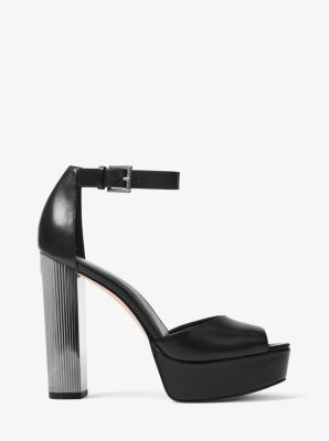 paloma metallic heel platform sandal