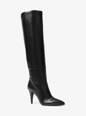 michael kors rosalyn leather boot