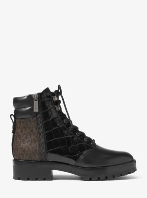 Michael kors rosario store combat boot