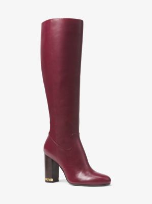 michael kors wine boots