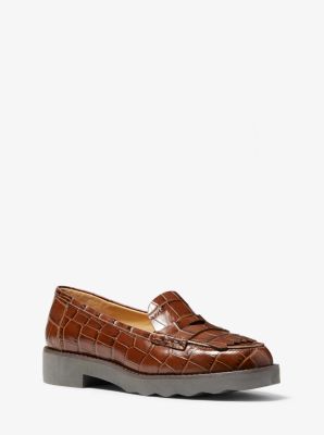 Michael kors valerie leather loafer online