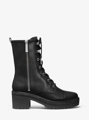 michael kors anaka combat boots