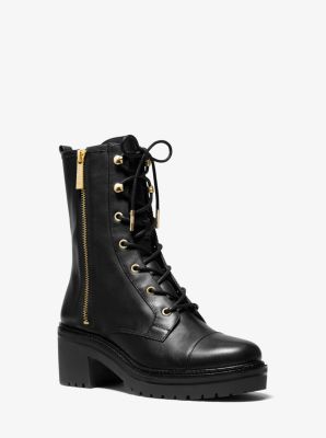 michael kors military boots