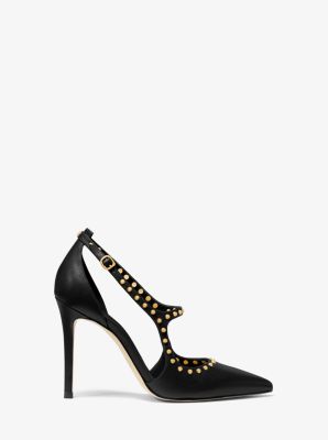 Michael kors ava hot sale studded suede pump