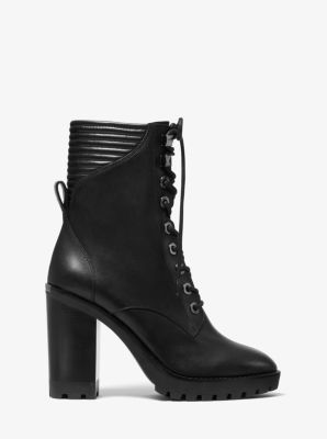 mk lace up boots