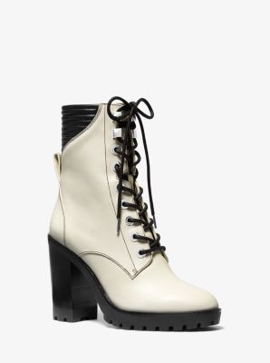 michael kors white boots 