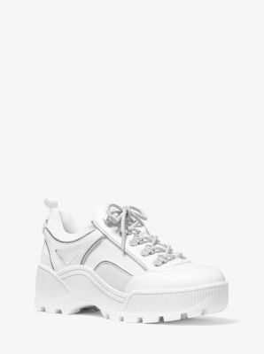 michael michael kors harper leather sneaker