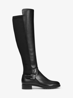 Michael Kors leather stretch boots - مون اوتليت Moon Outlet