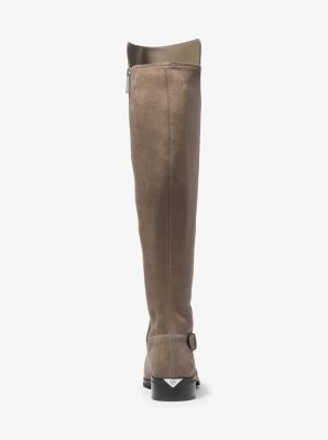 Michael kors suede hot sale knee high boots