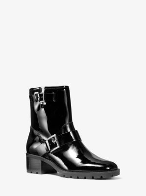 michael kors boots leather