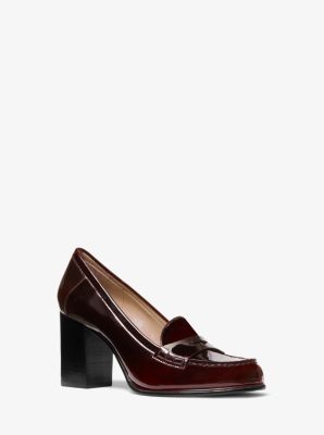 Michael kors deals patent leather loafers