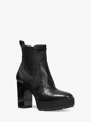 Cramer Leather Platform Boot | Michael Kors