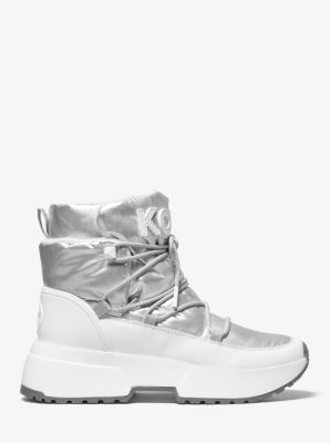 michael kors metallic boots