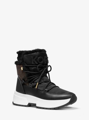 michael kors boots leather