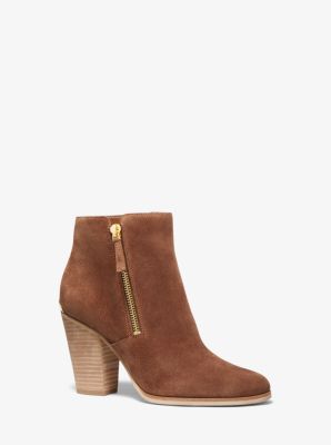 michael kors suede ankle boots