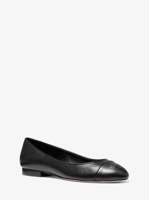 Ballet flats - Lambskin & patent calfskin, black — Fashion